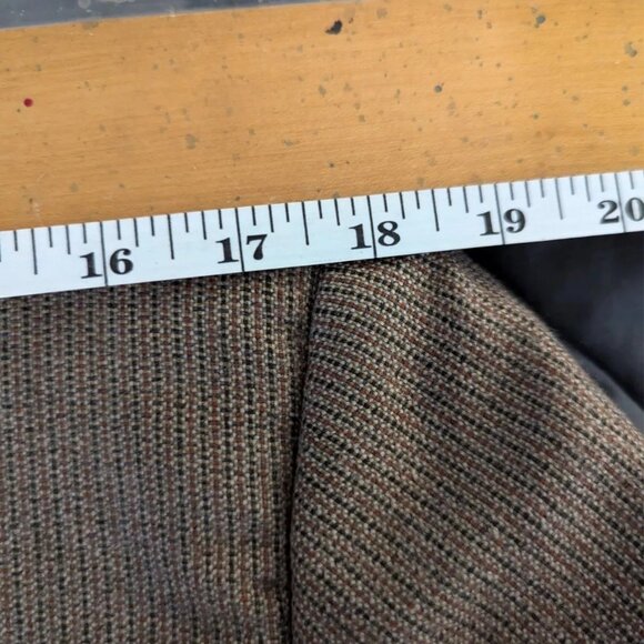 Jordan Marsh brown suit Jacket sz 48 (check last photo) - Picture 11 of 15